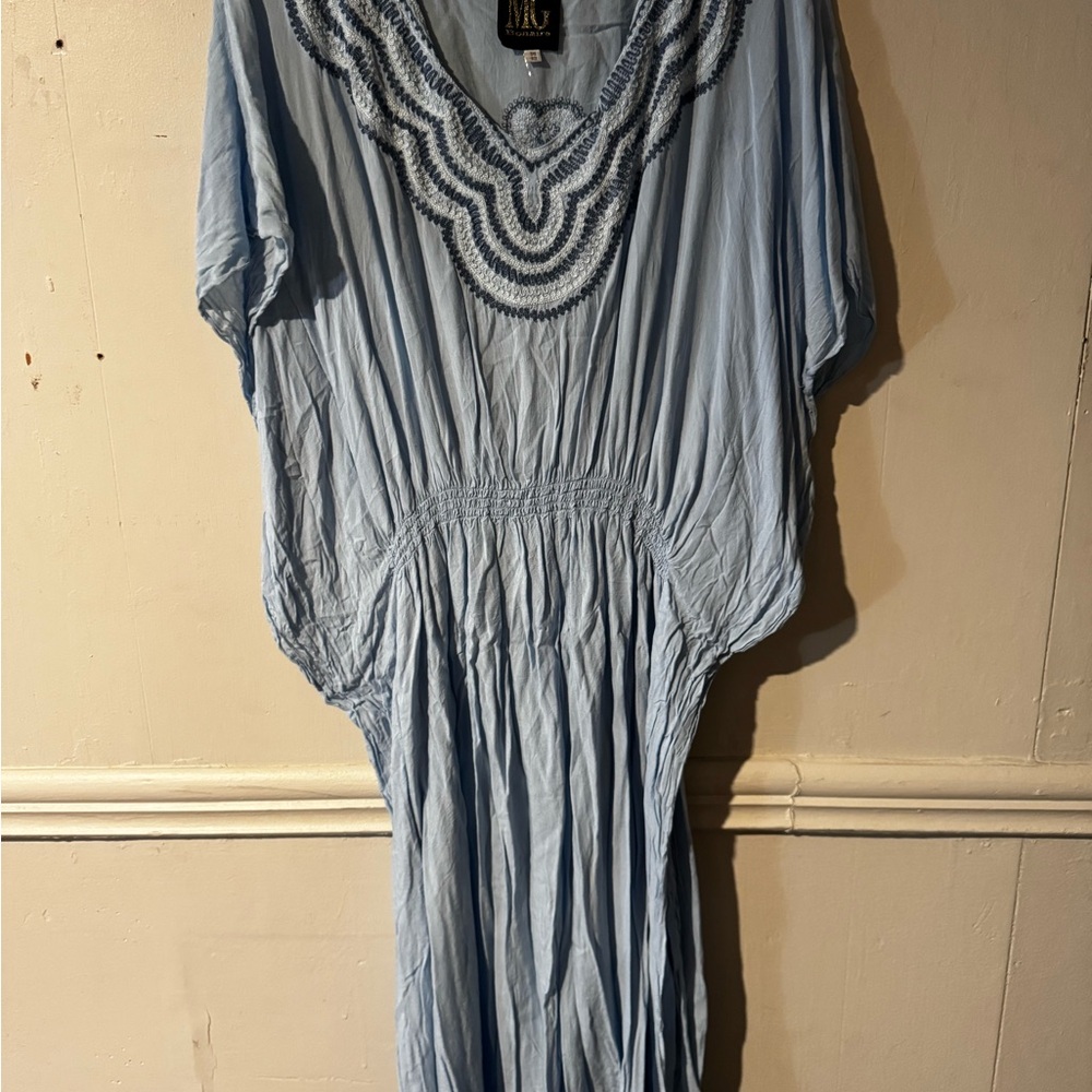 Elegant Blue Women's Dress